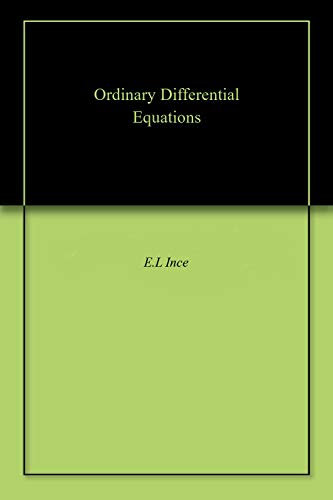 Ordinary Differential Equations