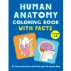 [POD] Human Anatomy Coloring Book with Facts: 35+ Coloring Activities with Facts about the Human Body (Paperback)